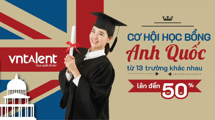 [Anh] Cơ hội Học bổng Anh từ 13 trường khác nhau lên đến 50%