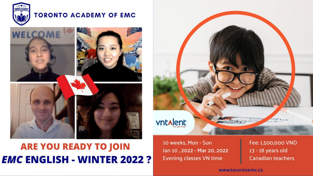EMC English Winter 2022 - Học tiếng Anh cùng giáo viên bản xứ