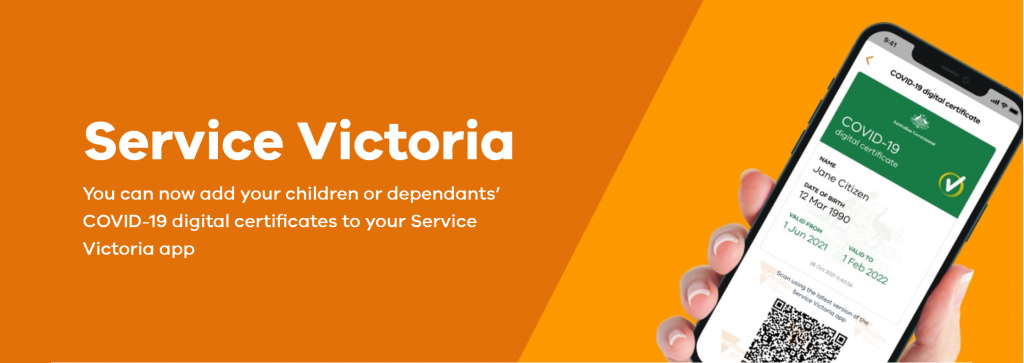 Cài đặt ứng dụng Service Victoria trên điện thoại của bạn