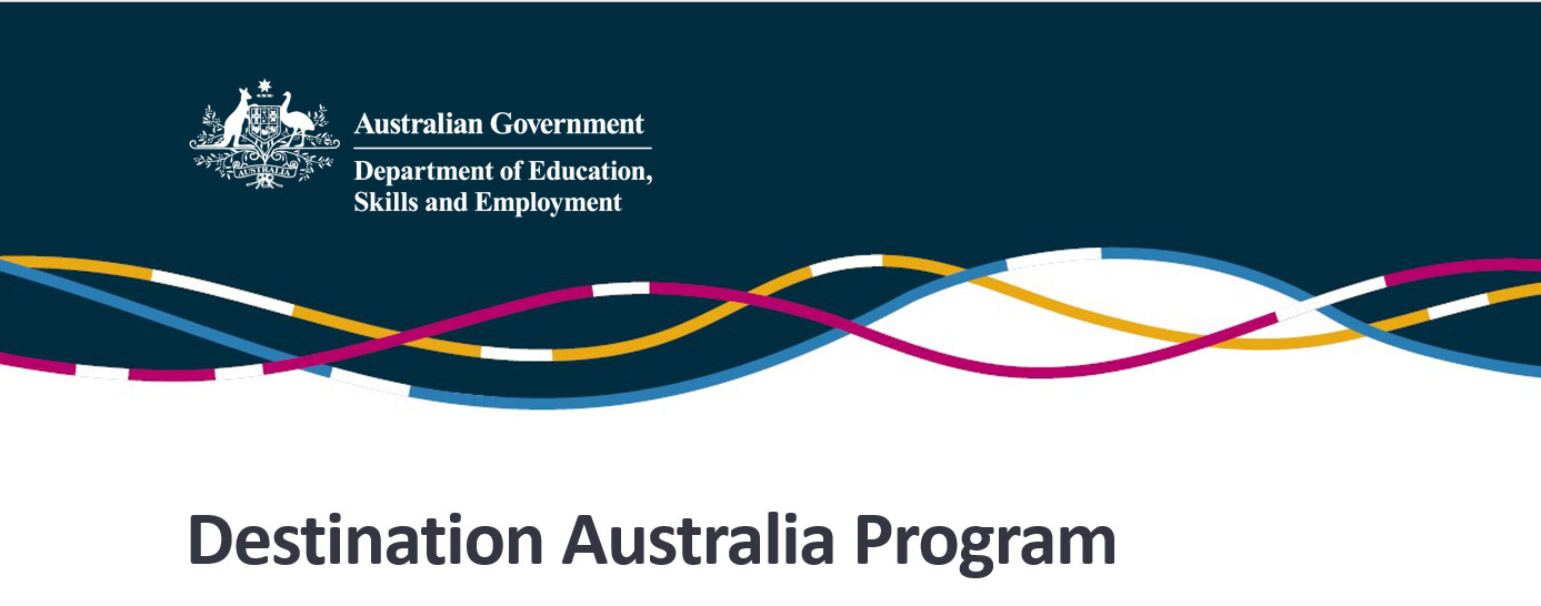 Destination Australia Program Successful tertiary education providers for 2022