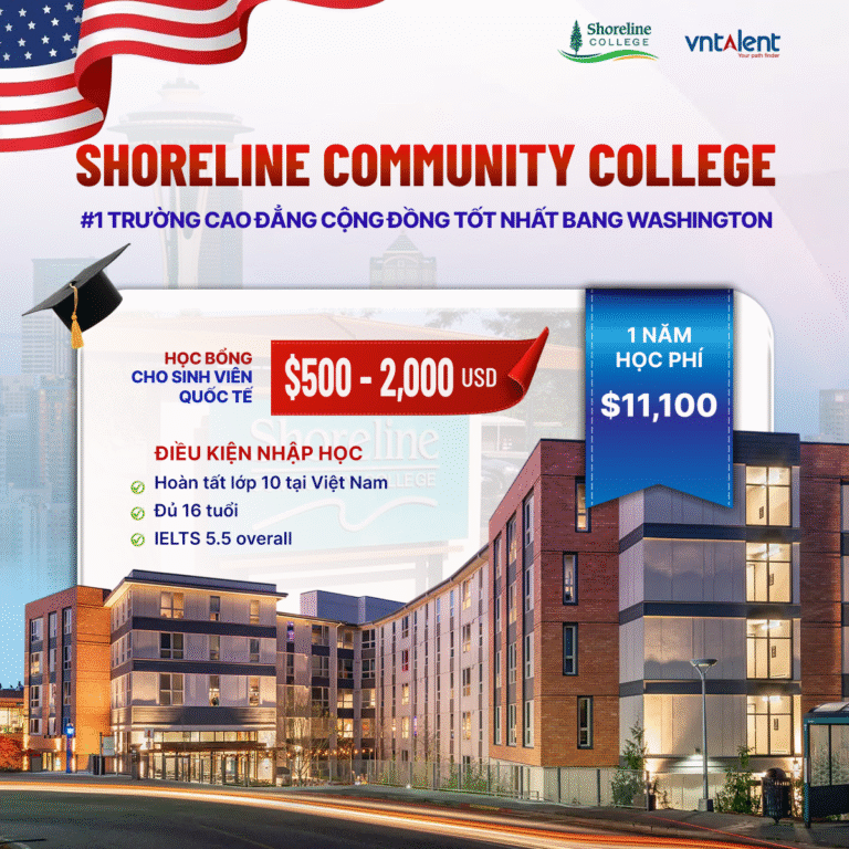 Học cao đẳng Mỹ từ năm 16 tuổi nhận 2 bằng cùng Shoreline Community College!